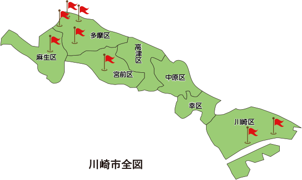 いのちキャンペーン地図